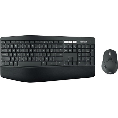Logitech MK850 Tastatur & Maus - QWERTZ - Schweizerisch - Kabellos, Bluetooth/RF USB, Schwarz - Optische, Kabellos, Blueto