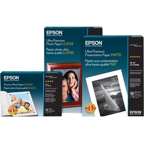Epson Screen Positive Film - 17" x 100 ft - Glossy, Luster, Matte - 1 Roll - Clear