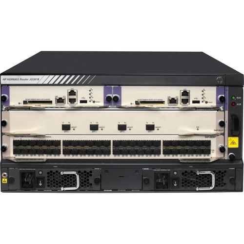 HPE FlexNetwork HSR6802 Router Chassis - 10 - 10 Gigabit Ethernet - 5U - Rack-mountable
