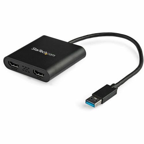 StarTech.com USB 3.0 to Dual HDMI Adapter, USB to 2x HDMI Monitor Converter for Windows (no support for macOS/ChromeOS/Lin