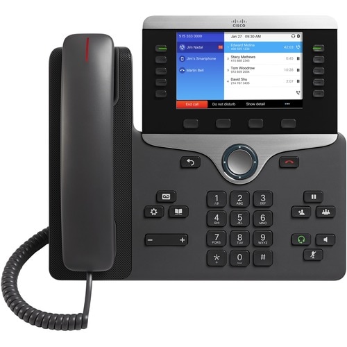 Cisco 8851 IP Phone - Wall Mountable, Desktop - VoIP - Unified Communications Manager, Unified Communications Manager Expr