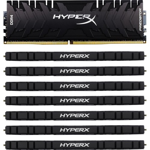 Kingston HyperX Predator 128GB DDR4 SDRAM Memory Module - 128 GB (8 x 16GB) - DDR4-3000/PC4-24000 DDR4 SDRAM - 3000 MHz - 