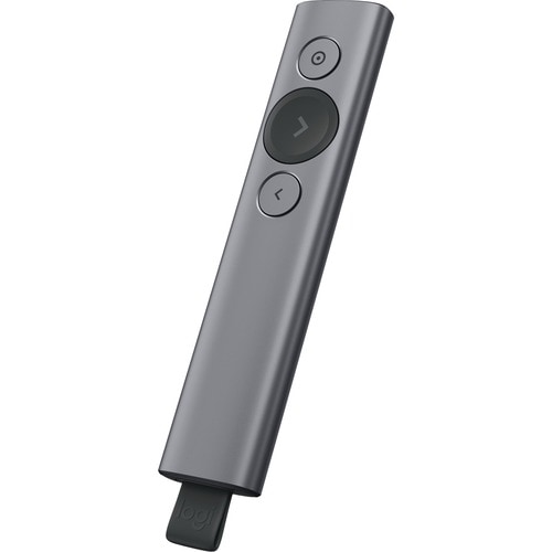 Logitech Spotlight Universal Remote Control - For Notebook, PC - Bluetooth - 30 m Operating Distance - Lithium Polymer (Li