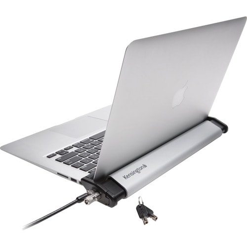 Kensington Notebook Lock - 1 - for MacBook Air, MacBook Pro, MacBook - Steel, Brushed Aluminium - Cable