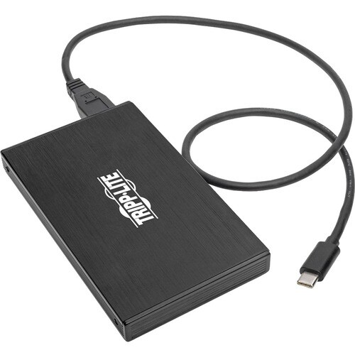 Tripp Lite by Eaton USB 3.1 Gen 2 (10 Gbps) 2.5 in. SATA SSD/HDD to USB-C Enclosure Adapter with UASP Support, Thunderbolt