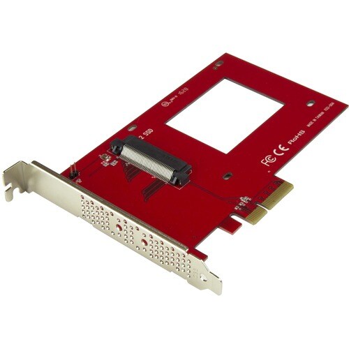 StarTech.com Adaptateur U.2 vers PCIe pour SSD U.2 NVMe - SFF-8639 - PCI Express 3.0 x4 - Carte PCIe U.2