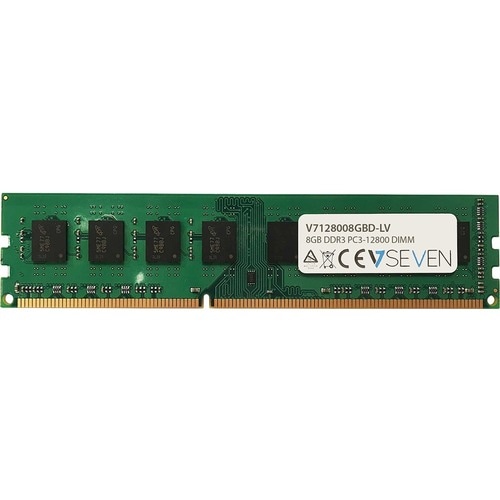 Módulo RAM V7 - 8 GB (1 x 8GB) - DDR3-1600/PC3L-12800 DDR3 SDRAM - 1600 MHz - CL11 - 1,35 V - No-ECC - Sin búfer - 240-cla