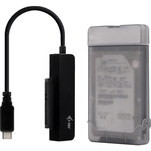 i-tec MySafe USB-C 3.1 Gen. 2 Easy, Carcasa de disco duro/SSD, 2.5", SATA, Serial ATA II, Serial ATA III, 10 Gbit/s, Conex