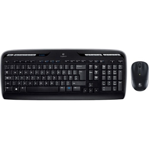 Logitech MK330 Tastatur & Maus - QWERTZ - Deutsch - Kabellos, Funk USB - , Kabellos, Funk, USB - AA, AAA - kompatibel mit 
