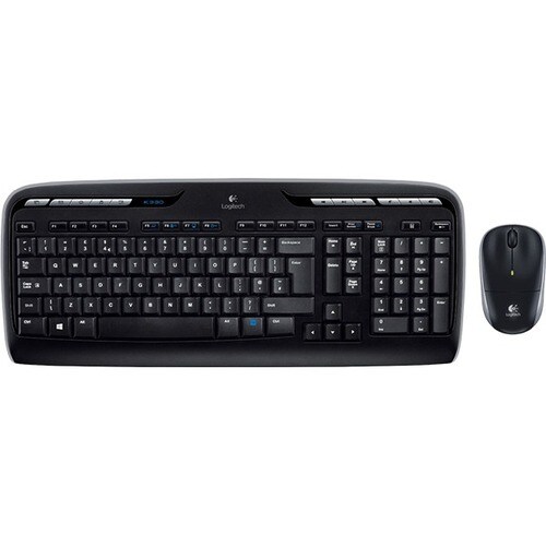 Logitech MK330 Tastatur & Maus - QWERTZ - Deutsch - Kabellos, Funk USB - , Kabellos, Funk, USB - AA, AAA - kompatibel mit 