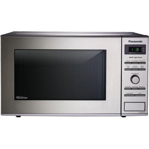 Panasonic NN-SD372SR Microwave Oven - Single - 0.8 ft³ Capacity - Microwave - 10 Power Levels - 950 W Microwave Power - 11