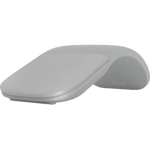 Microsoft Arc Touch Mouse - Bluetooth - BlueTrack - 2 Button(s) - Light Grey - Wireless