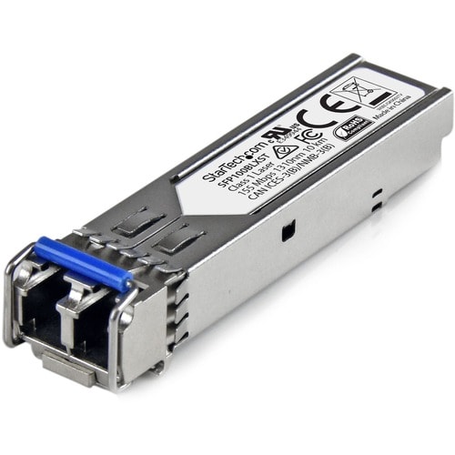 StarTech.com MSA Uncoded SFP Module - 100BASE-LX - 100Mb Ethernet SFP 100MbE Single Mode Fiber (SMF) Optic Transceiver Mod