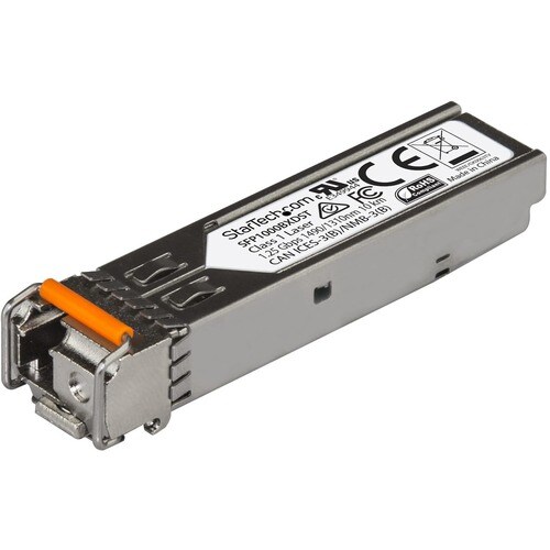 StarTech.com MSA Uncoded SFP Transceiver Module - 1000BASE-BX - 10 GbE Gigabit Ethernet BiDi Fiber (SMF) - MSA Uncoded Tra