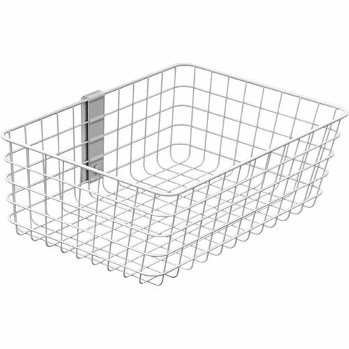 Ergotron Zubehörkorb - Groß - 2,27 kg Belastbarkeit - 431,8 mm Breite x 325,1 mm Tiefe x 152,4 mm Höhe - Draht - Weiß - La