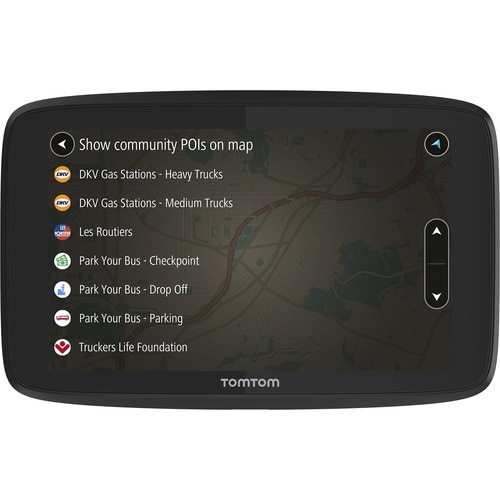 TomTom GO PROFESSIONAL 620 Automobile Portable GPS Navigator - Mountable - 15.2 cm (6") - Touchscreen - Microphone, Speed 