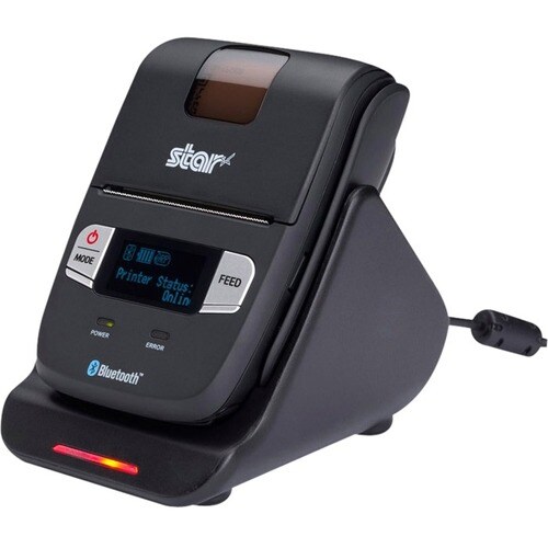 Star Micronics Docking Cradle for Mobile Printer - Charging Capability - Micro USB - Grey