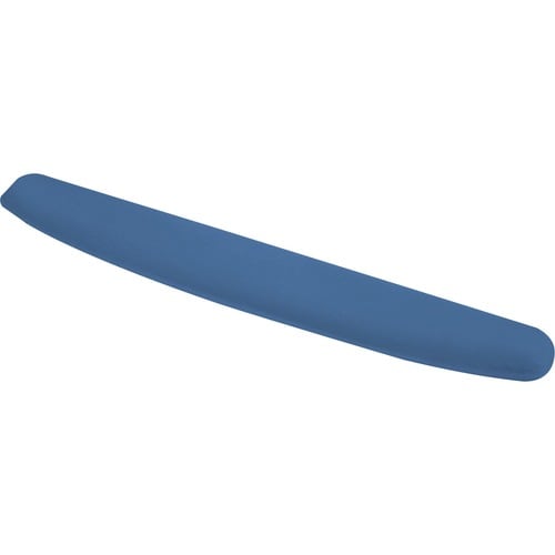 Ednet Wrist Rest - 20 mm x 80 mm x 475 mm Dimension - Blue - Polyester, Polyurethane, Gel