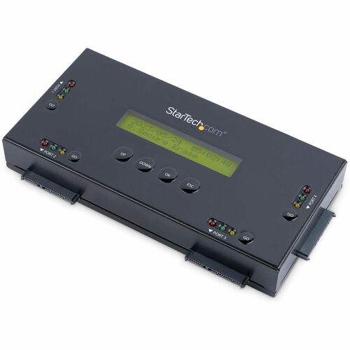StarTech.com 4 Bay SSD/HDD Hard Drive Eraser, 2.5/3.5" SATA, Standalone Wiper, Disk Sanitizer, Hardware Wiper Erasing Tool