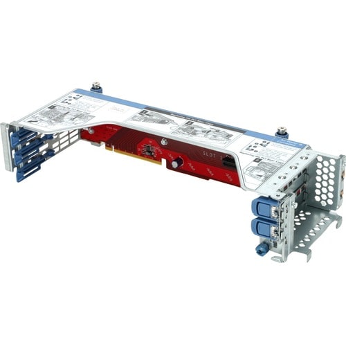 HPE DL38X Gen10 4-Port 8 NVMe Slim SAS Secondary Riser - 4