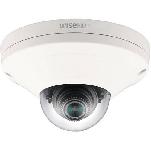 Wisenet XNV-6011 2 Megapixel Outdoor Full HD Network Camera - Color - Dome - 0.66 ft Infrared Night Vision - H.264, H.265,