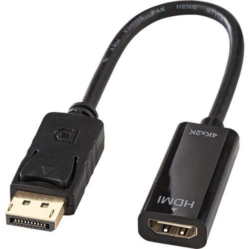 LINDY DisplayPort/HDMI A/V Cable for Audio/Video Device, Graphics Card, Monitor, TV, Projector - First End: 1 x HDMI Digit