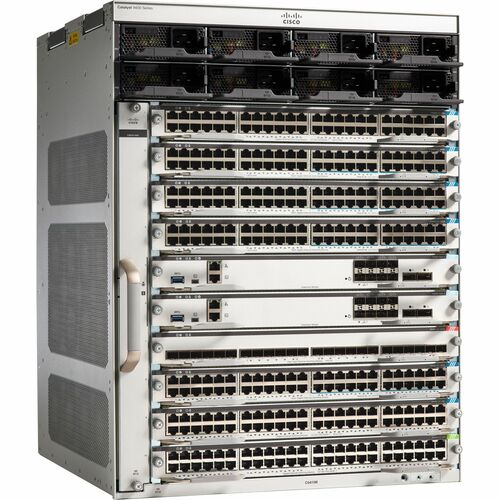 Cisco Catalyst 9400 C9410R Manageable Switch Chassis - Gigabit Ethernet - 1000Base-T - 3 Layer Supported - Modular - 3200 