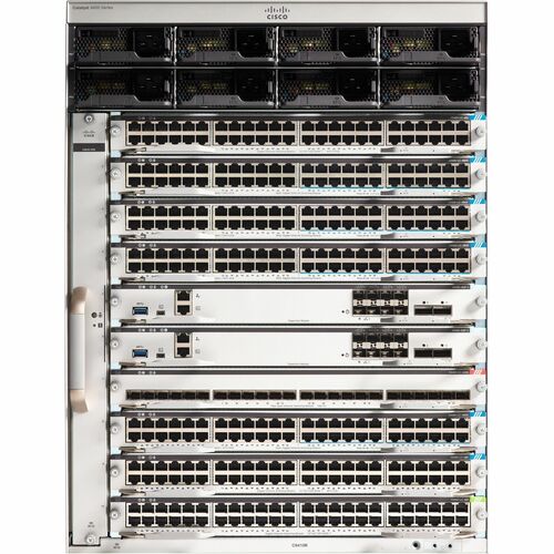 Cisco Catalyst 9400 C9410R Switch Chassis - 3 Layer Supported - Modular - 13U - Rack-mountable