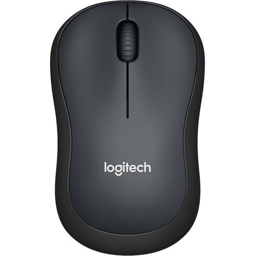 Logitech SILENT M221 Mouse - Optical - Wireless - Radio Frequency - Charcoal - USB - 1000 dpi - Scroll Wheel - 3 Button(s)