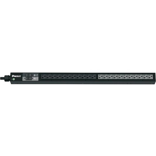Panduit P22B09M Vertical Basic Power Distribution Unit - Basic - NEMA L5-30P - 22 x NEMA 5-20R - 120 V AC - 0U - Vertical 
