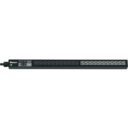 Panduit P22B09M Vertical Basic Power Distribution Unit - Basic - NEMA L5-30P - 22 x NEMA 5-20R - 120 V AC - 0U - Vertical 