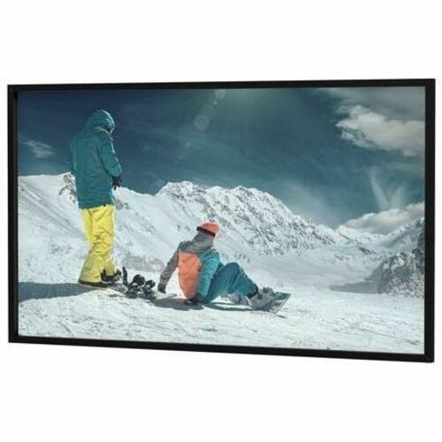 Da-Lite Da-Snap Projection Screen - Fixed Frame Screen with 1.5in Square Frame - 164in - 16:10 - Da-Mat - 87" Height x 139