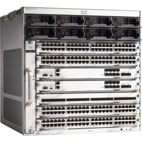 Cisco Catalyst 9400 C9407R Manageable Switch Chassis - 3 Layer Supported - Modular - 10U - Rack-mountable