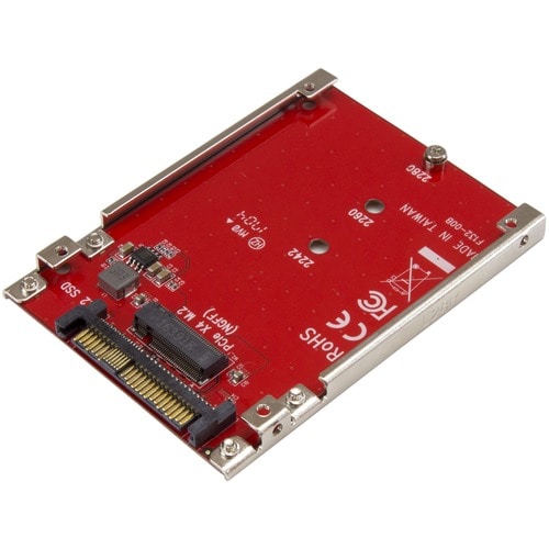 StarTech.com Tarjeta Adaptador PCI Express M.2 a U.2 SFF8639 para SSD NVMe M.2 - Convertidor para SSD M.2 - Tarjeta Anfitr