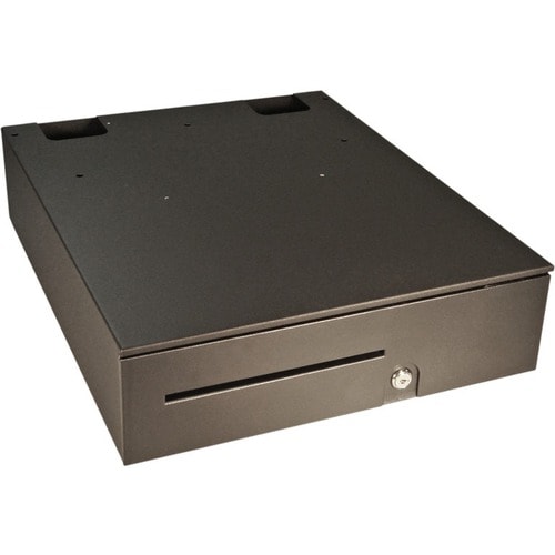 apg Series 100 1616 Cash Drawer - 5 Bill - 8 Coin - Steel - Black - 124 mm Height x 406 mm Width x 427 mm Depth