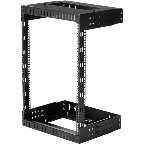 StarTech.com Rack Réseau Mural 15U à 2 Montants, Rack Serveur 19" à Cadre Ouvert, Profondeur Ajustable, Rack de Données Mu