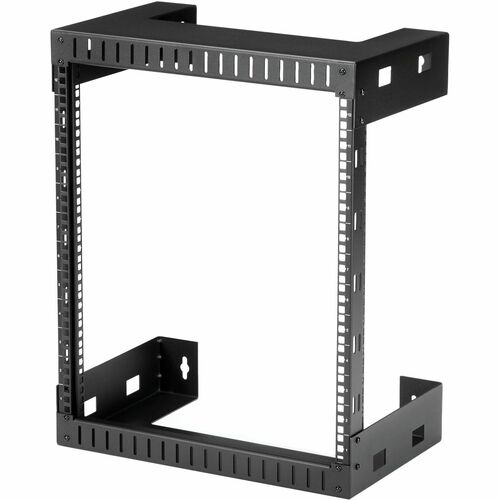 StarTech.com 2-Post 12U Heavy-Duty Wall-Mount Network Rack, 19" Open Frame Server Rack for Computer Equipment, Wall Mount 