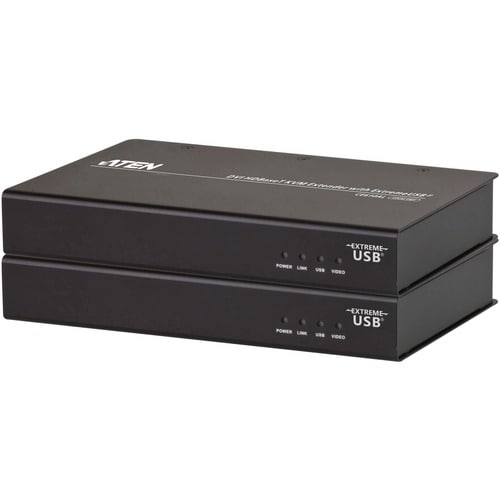 ATEN DVI HDBaseT KVM Extender with ExtremeUSB-TAA Compliant - 1 Computer(s) - 1 Remote User(s) - 328.08 ft Range - WUXGA -