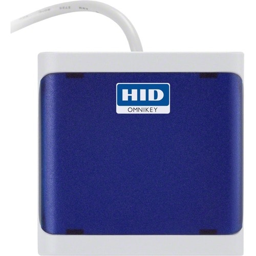HID OMNIKEY 5023 Smart Card Reader - Contactless - Cable - USB 3.0 Type A - Dark Blue, Light Gray