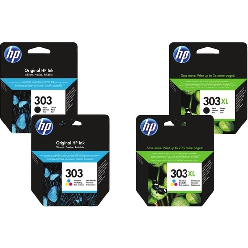 HP 303 Original Inkjet Ink Cartridge - Black Pack - 200 Pages