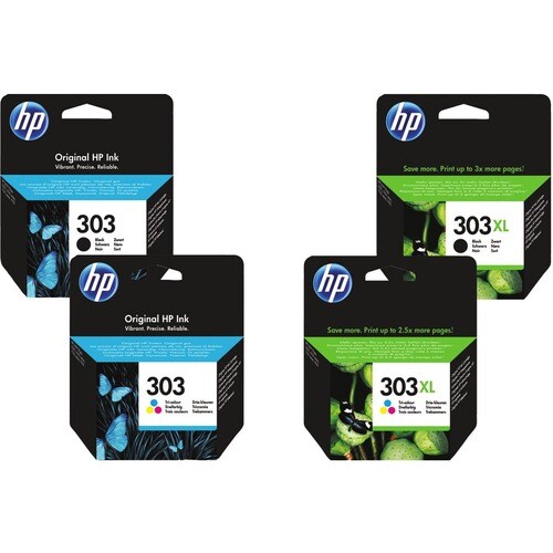 ORIGINAL HP 303XL HIGH YIELD TRI-COLOR INK CARTRIDGE