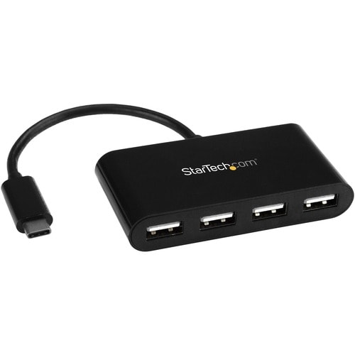 StarTech.com 4 Port USB C Hub - Mini Hub - USB-C to 4x USB-A - USB 2.0 Hub - USB Type C Hub - USB C to USB Hub - USB C Por