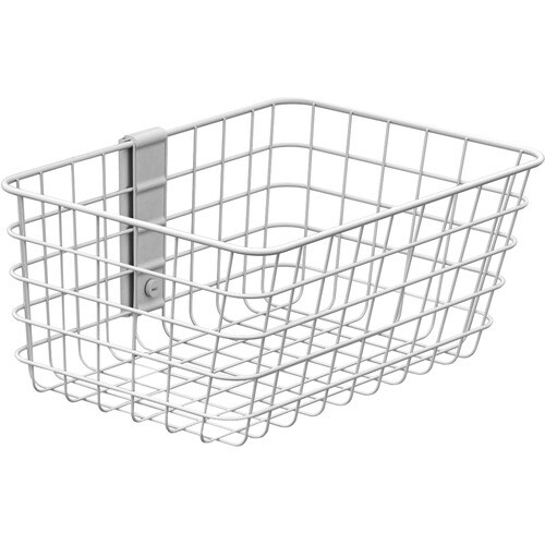 Ergotron Accessory Basket - Small - 2.27 kg Load Capacity - 355.6 mm Length x 304.8 mm Width x 127 mm Height - White