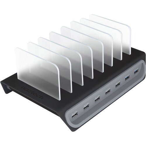 Hypercel Naztech Quick Charge Power Hub 7 - 120 V AC, 230 V AC Input - 5 V DC/14 A, 9 V DC, 12 V DC Output CHARGE STATION 