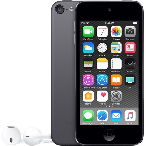 IPOD TOUCH 128GB SPACE GREY (6TH GEN) / 4-INCH WIDESCREEN DISPLAY WITH MULTI-TOUCH IPS TECHNOLOGY / WI-FI / BLUETOOTH 4.1 