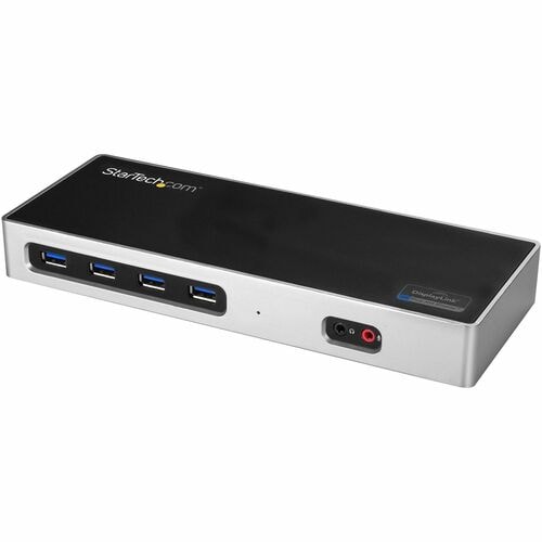StarTech.com USB-C & USB-A Dock - Dual Monitor 4K 60Hz Dock DisplayPort + HDMI - Hybrid USB 3.0 Docking Station for USB-C 