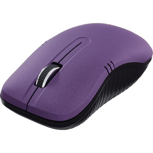 Verbatim Wireless Notebook Optical Mouse, Commuter Series - Matte Purple - Optical - Wireless - Matte Purple - 3 Button(s)