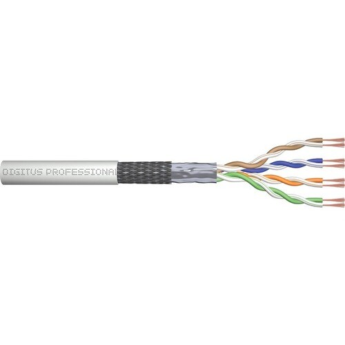 Digitus CAT 5e SF/UTP Twisted Pair Roh-Patchkabel. Kabellänge: 100 m, Kabelstandard: Cat5e, Kabelschirmung: SF/UTP (S-FTP)