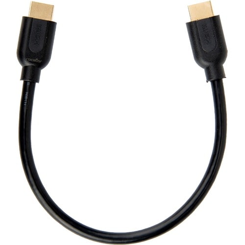 Rocstor Premium 1ft High Speed HDMI (M/M) Cable with Ethernet - Cable Length: 1ft - HDMI for Audio/Video Device - 1.28 GB/