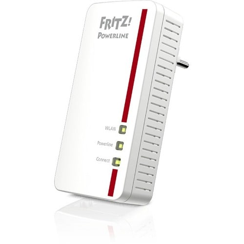 FRITZ! 1260E Powerline Netzwerkadapter - 1 - 1 x Netzwerk (RJ-45) - 1200 Mbit/s Stromleitung - Wireless LAN - IEEE 802.11a